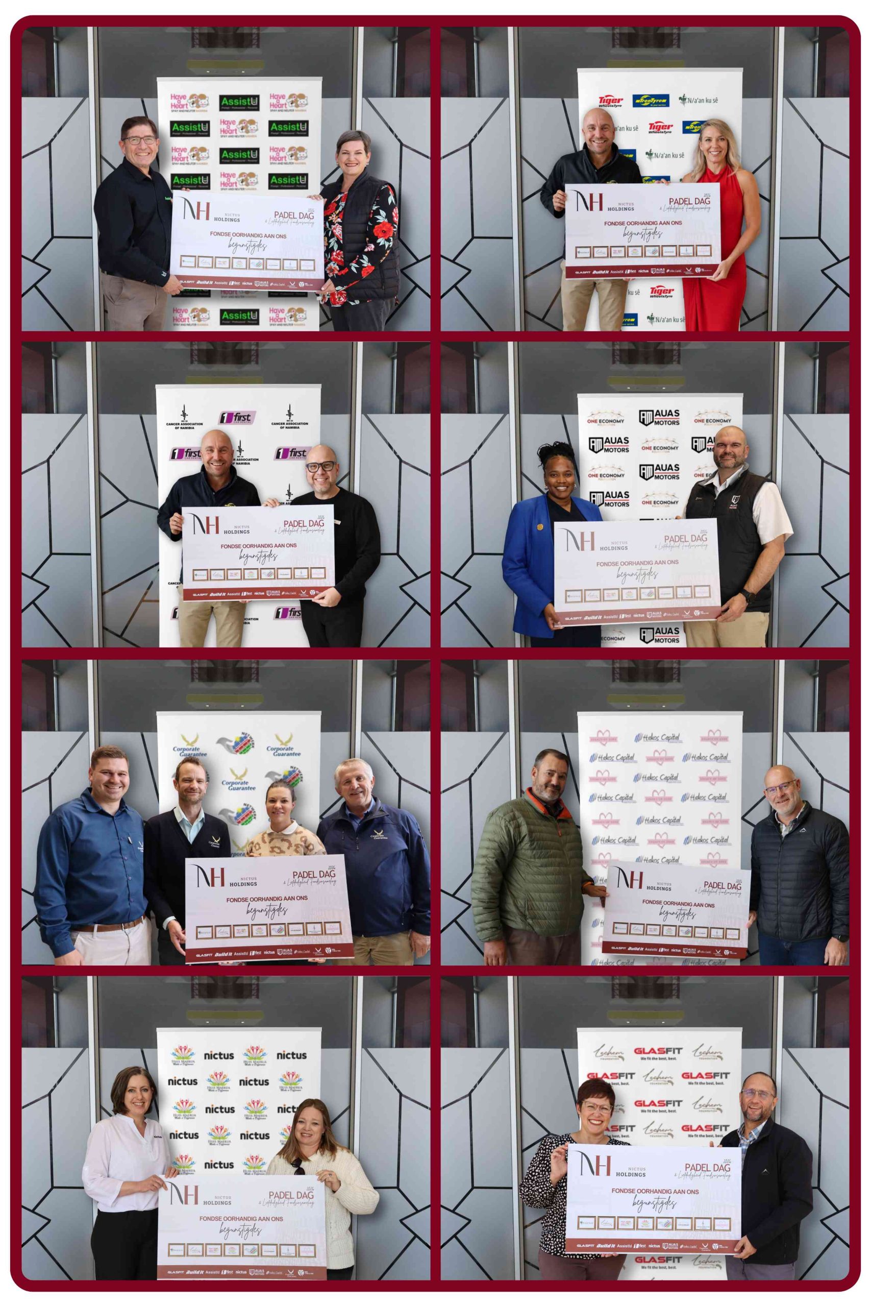 NHL Padel Day Handover Collage 2026